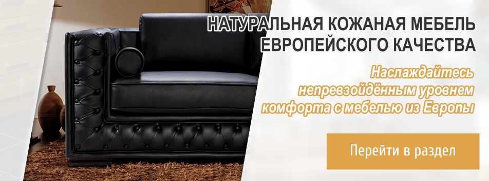 Кожаная мебель из Европы