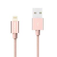 Кабель ROCK MFI II Rose Gold для iPhone/iPad/iPod